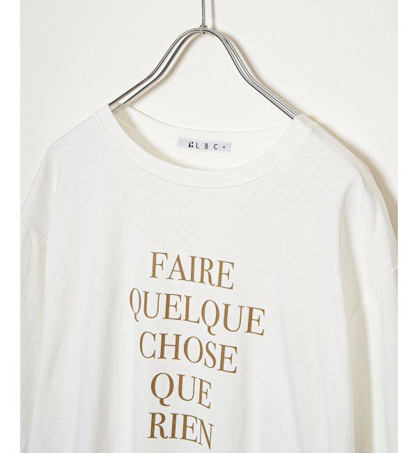 Lbc with Life「プリントロゴビッグTシャツ」|Tシャツ・カットソー|