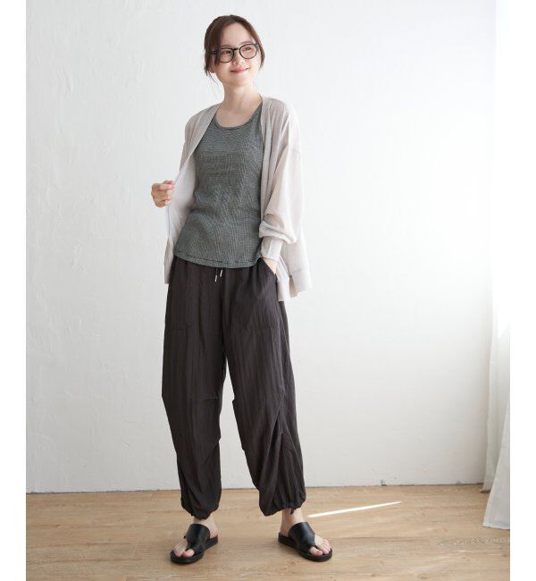 Lbc with Life「接触冷感シアーカーディガン」|カーディガン|