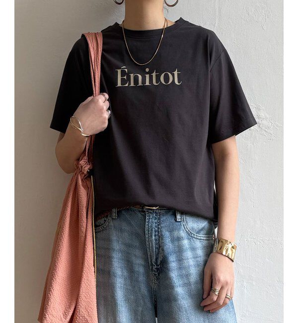 Lbc with Life「コットンロゴプリントTシャツ」|Tシャツ・カットソー|