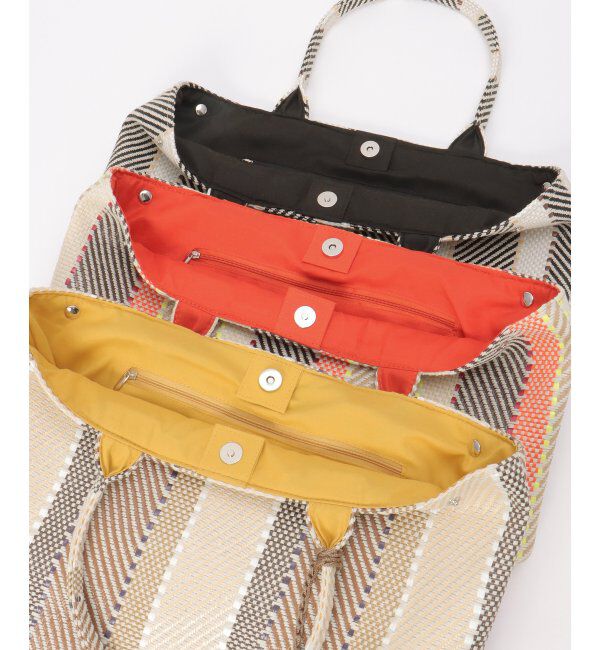 Lbc with Life「タッセル付きカラーモザイクトートバッグ」|その他|