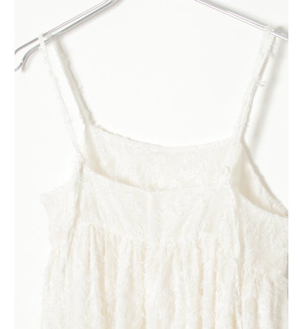 VENCE share style「フリンジジャガードキャミワンピース」|ワンピース|