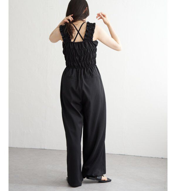 VENCE share style「ヘザーツイルシャーリングサロペット」|オールインワン|