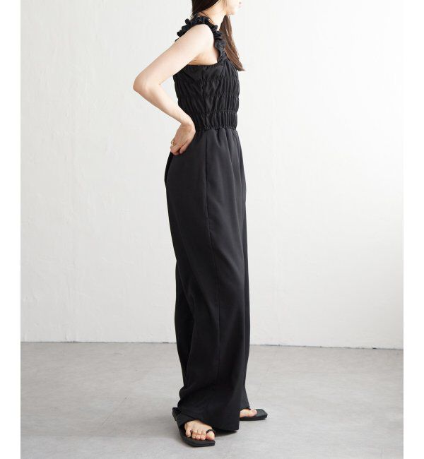 VENCE share style「ヘザーツイルシャーリングサロペット」|オールインワン|