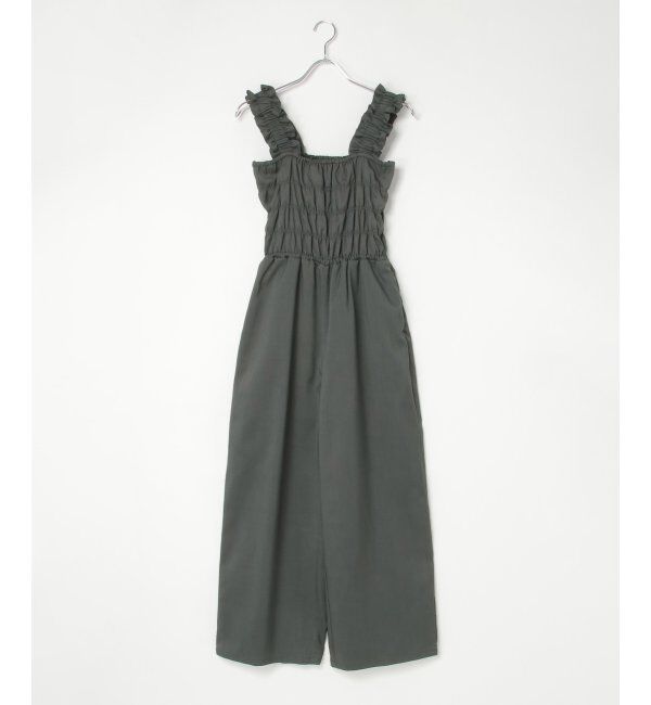 VENCE share style「ヘザーツイルシャーリングサロペット」|オールインワン|