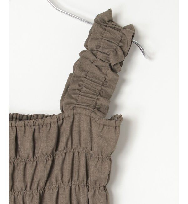 VENCE share style「ヘザーツイルシャーリングサロペット」|オールインワン|