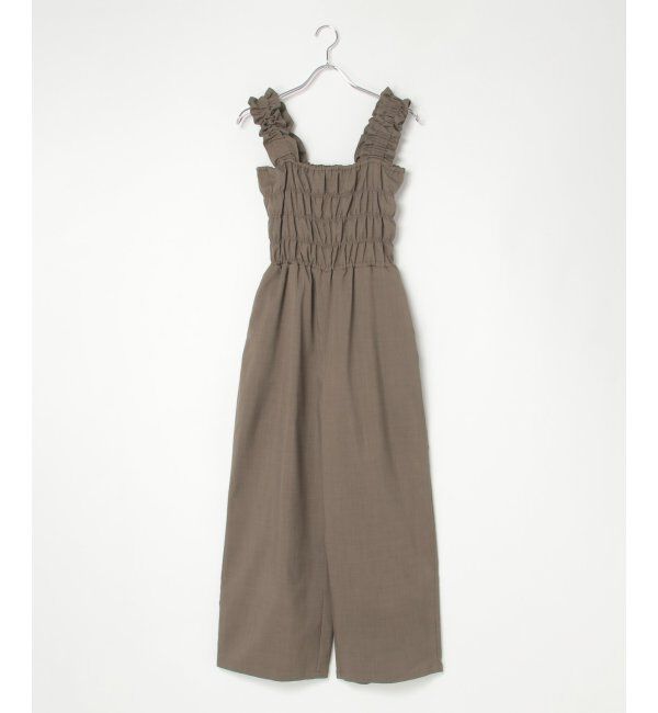 VENCE share style「ヘザーツイルシャーリングサロペット」|オールインワン|