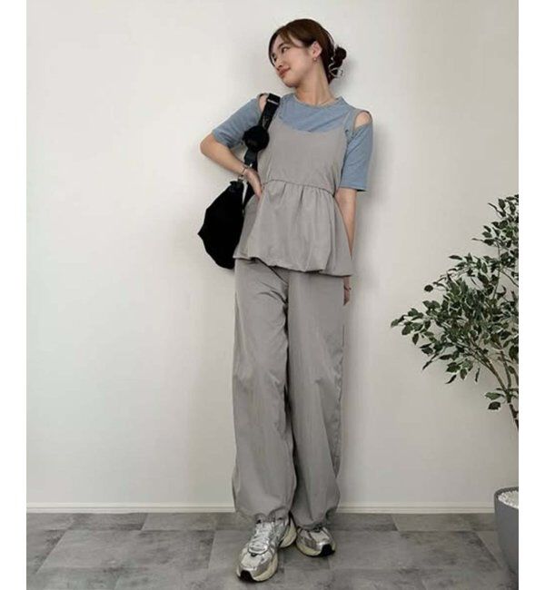 VENCE share style「バルーンキャミサロペット」|オールインワン|