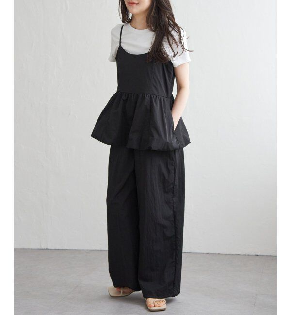 VENCE share style「バルーンキャミサロペット」|オールインワン|