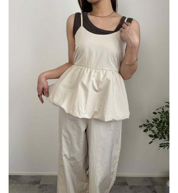 VENCE share style「バルーンキャミサロペット」|オールインワン|