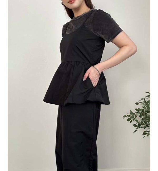 VENCE share style「バルーンキャミサロペット」|オールインワン|