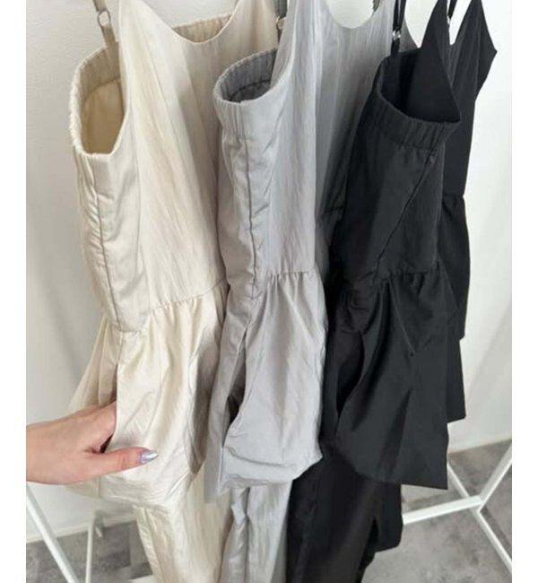 VENCE share style「バルーンキャミサロペット」|オールインワン|