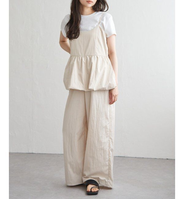 VENCE share style「バルーンキャミサロペット」|オールインワン|