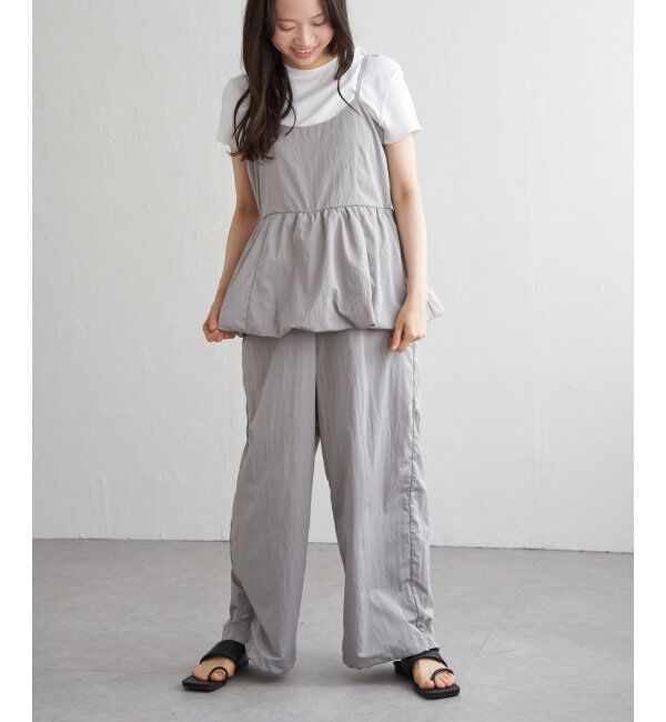 VENCE share style「バルーンキャミサロペット」|オールインワン|