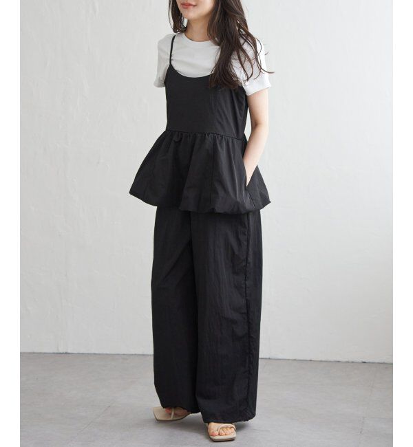 VENCE share style「バルーンキャミサロペット」|オールインワン|