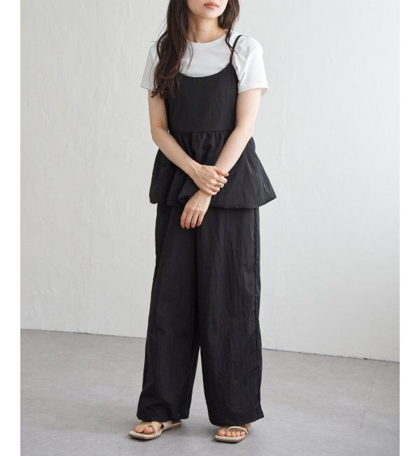 VENCE share style「バルーンキャミサロペット」|オールインワン|