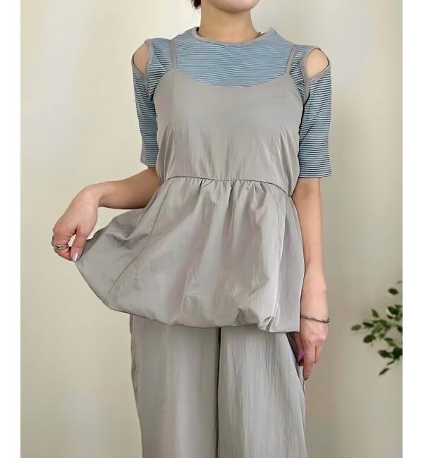 VENCE share style「バルーンキャミサロペット」|オールインワン|