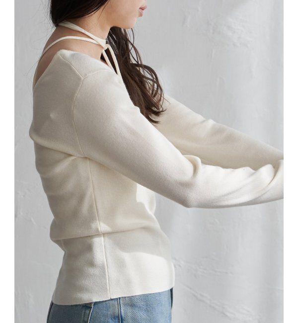 VENCE share style「チョーカー付き前後2WAYニット」|タンクトップ|