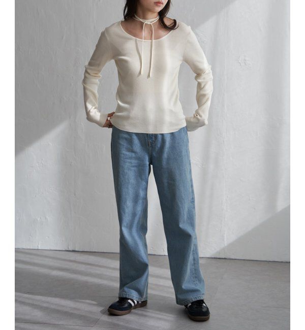 VENCE share style「チョーカー付き前後2WAYニット」|タンクトップ|