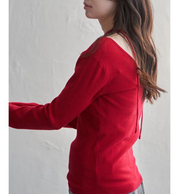 VENCE share style「チョーカー付き前後2WAYニット」|タンクトップ|