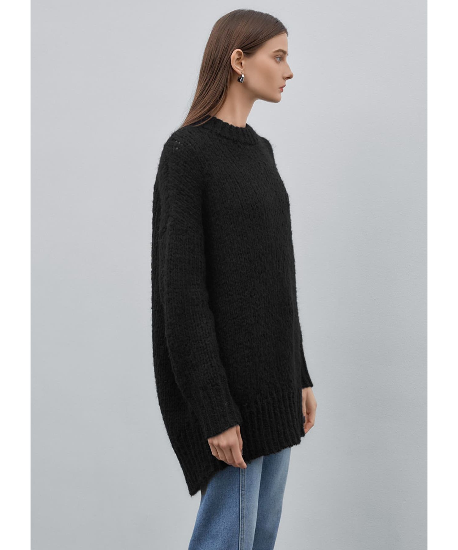 STYLE DELI「ルーズ編みニットビッグプルオーバー」|ニット・セーター|