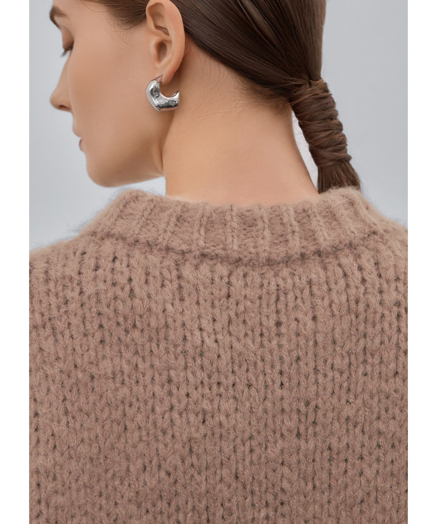 STYLE DELI「ルーズ編みニットビッグプルオーバー」|ニット・セーター|