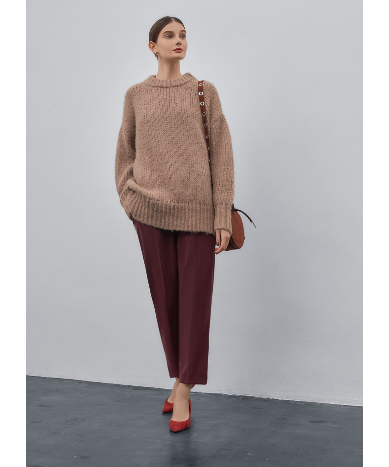 STYLE DELI「ルーズ編みニットビッグプルオーバー」|ニット・セーター|