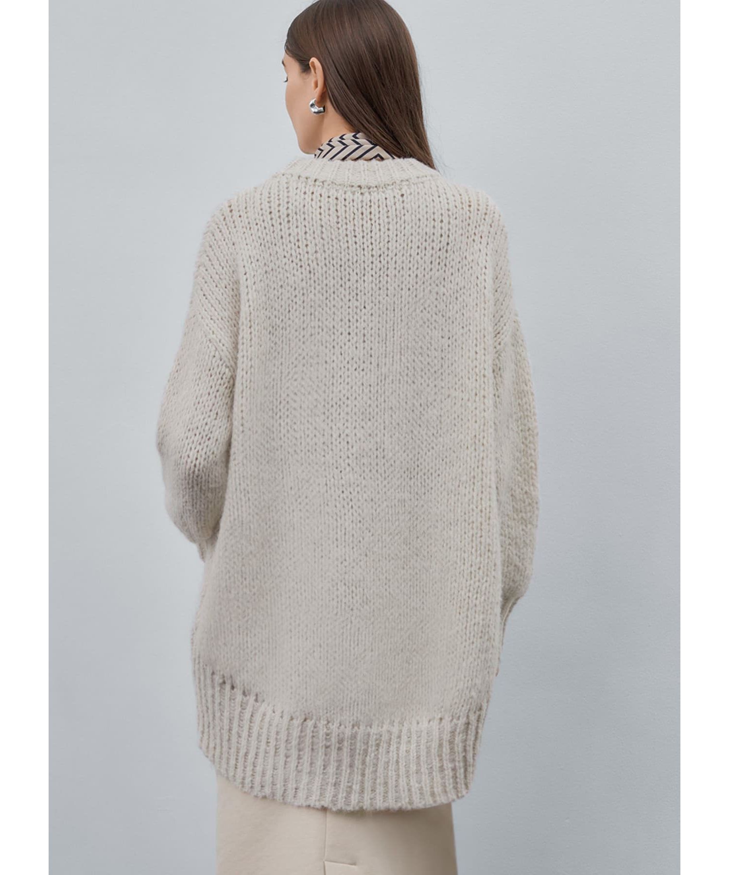 STYLE DELI「ルーズ編みニットビッグプルオーバー」|ニット・セーター|