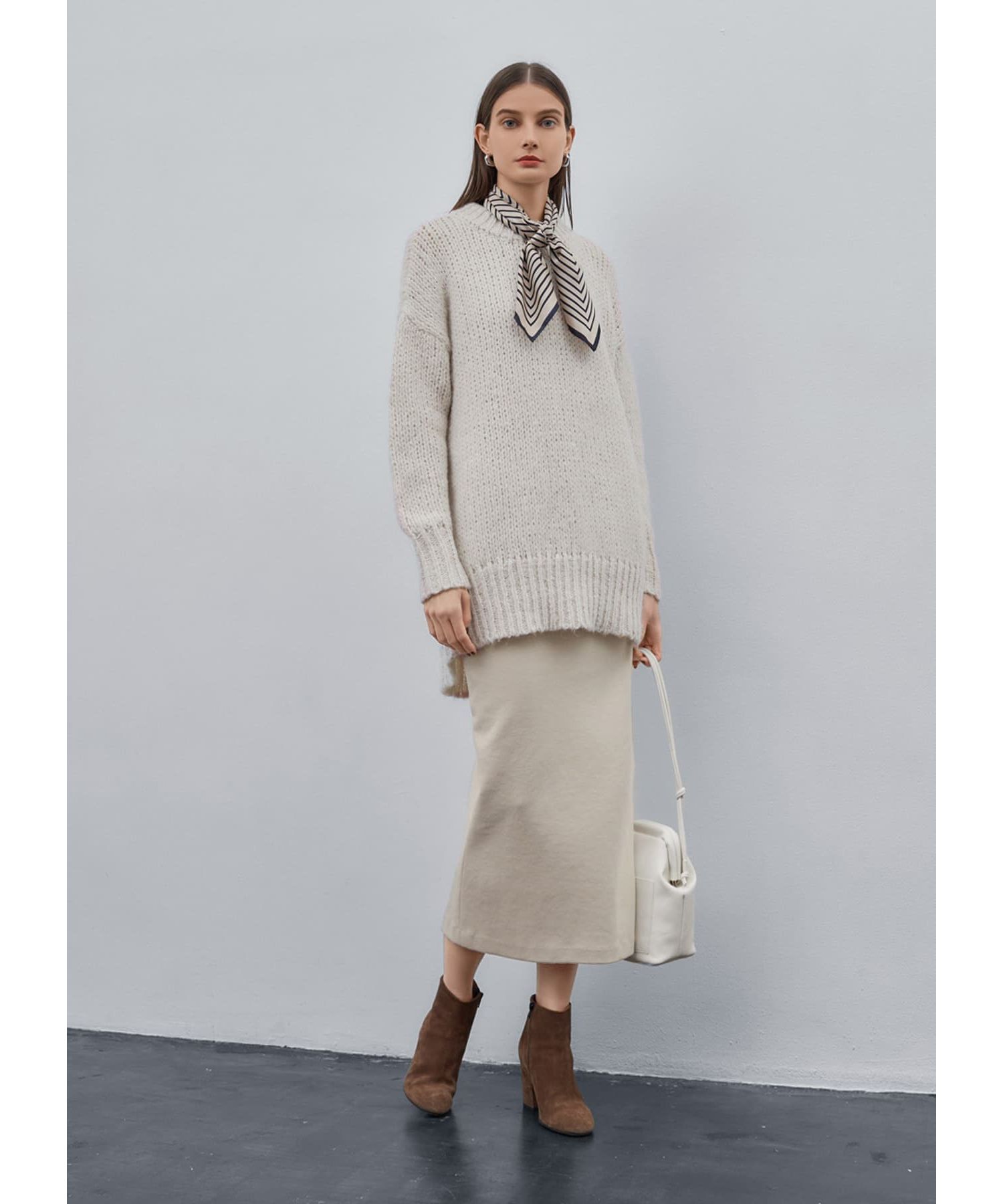 STYLE DELI「ルーズ編みニットビッグプルオーバー」|ニット・セーター|