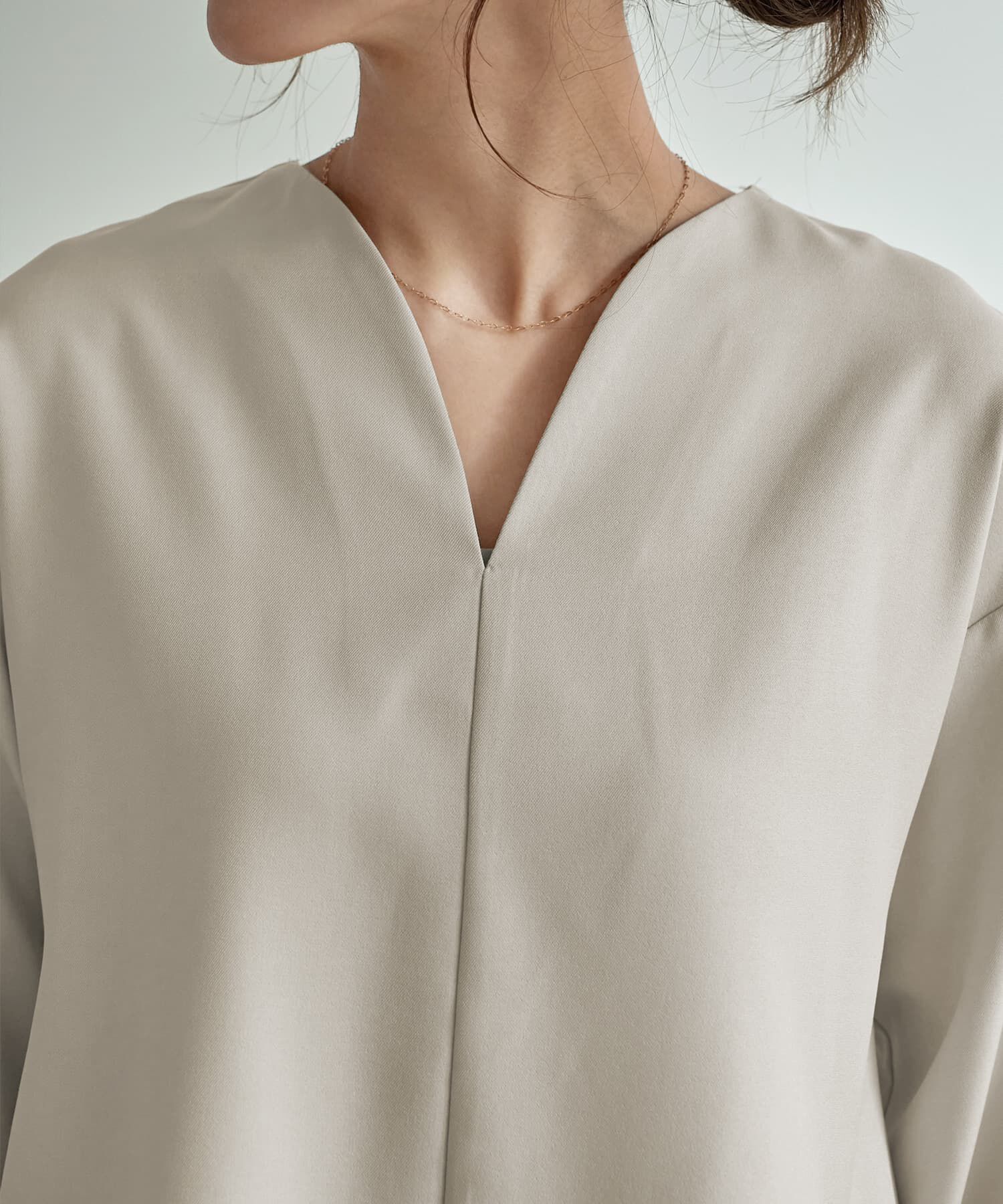 STYLE DELI「【LUXE】ハートVネックブラウス」|シャツ・ブラウス|