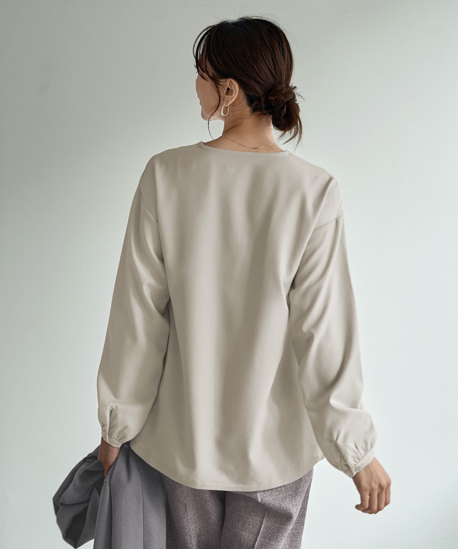 STYLE DELI「【LUXE】ハートVネックブラウス」|シャツ・ブラウス|