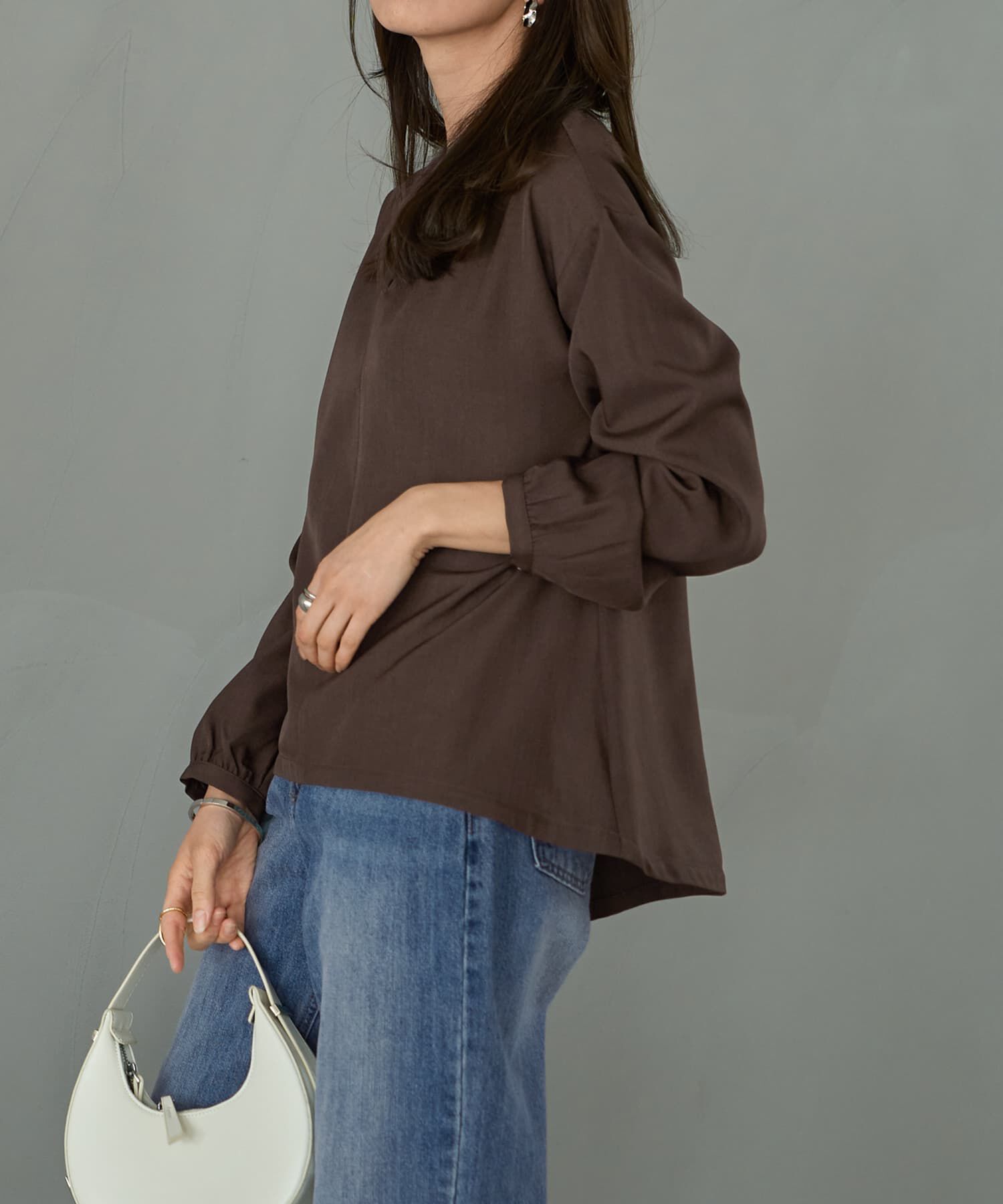 STYLE DELI「【LUXE】ハートVネックブラウス」|シャツ・ブラウス|