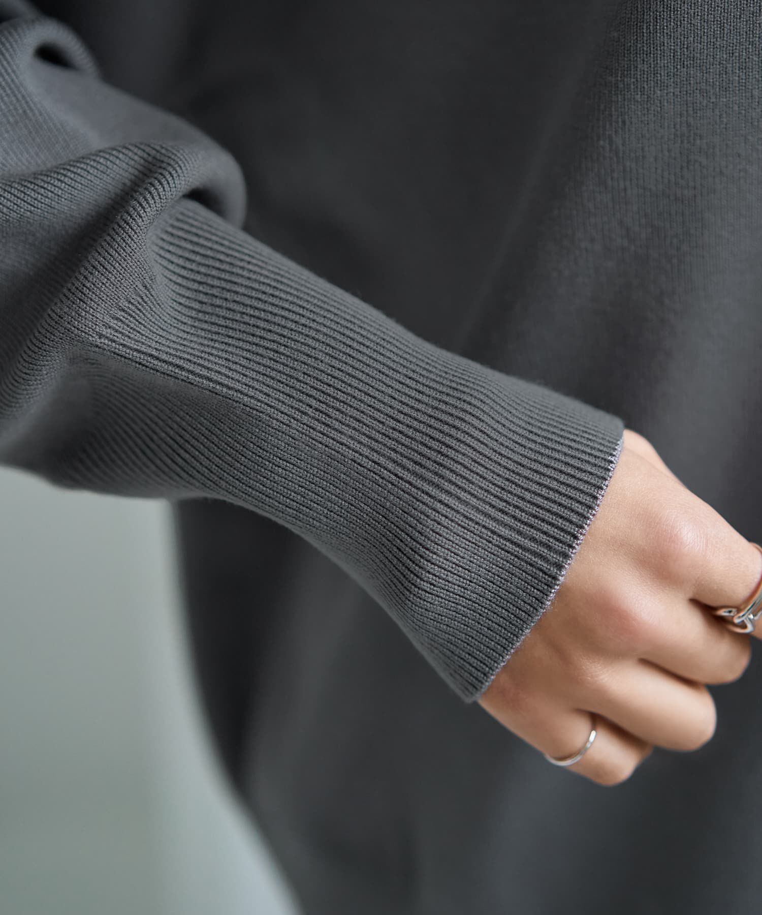 STYLE DELI「スムースハイゲージゆったりクルーネックニット」|ニット・セーター|