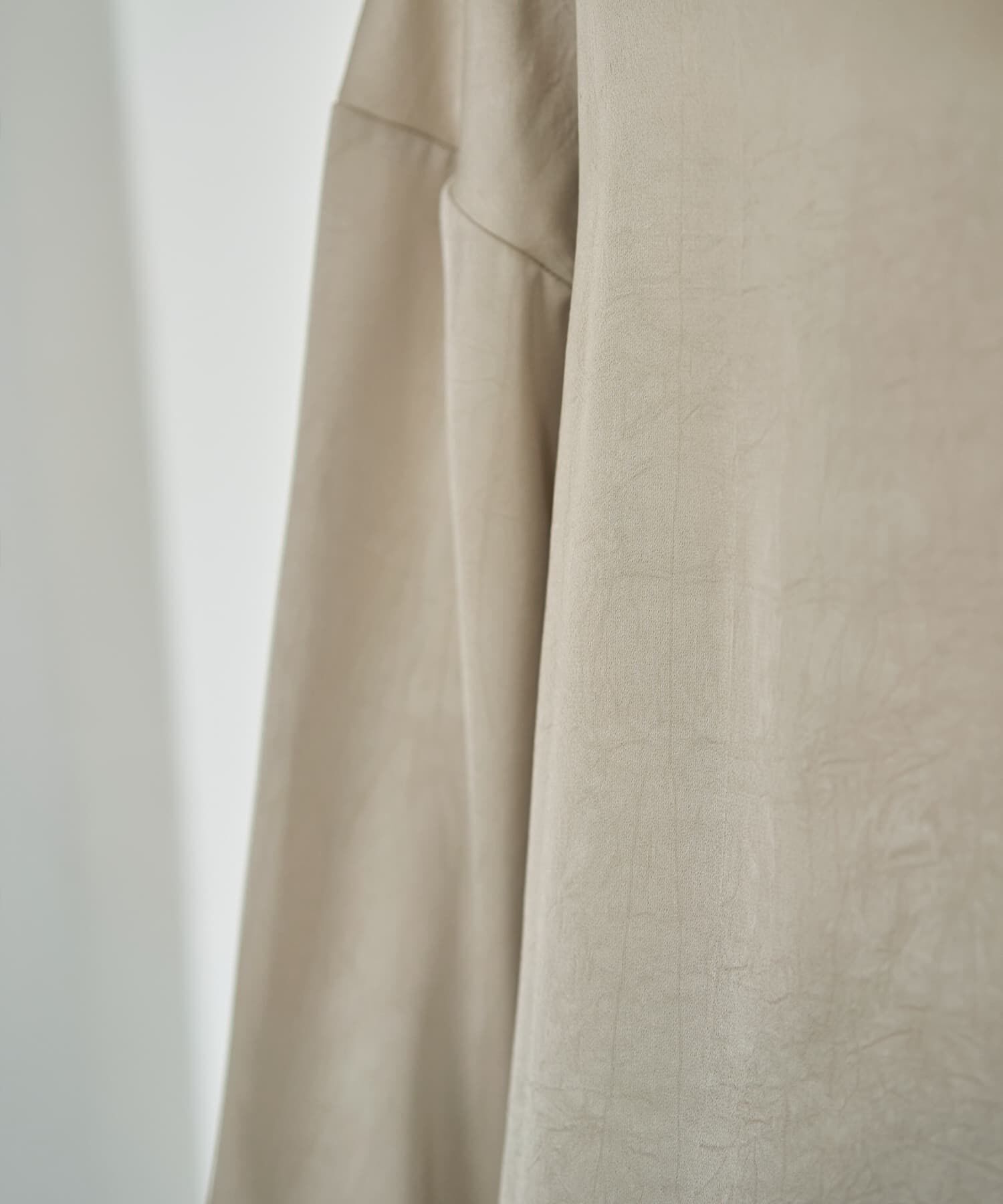 STYLE DELI「【LUXE】シボ入りとろみサテンシャツB」|シャツ・ブラウス|