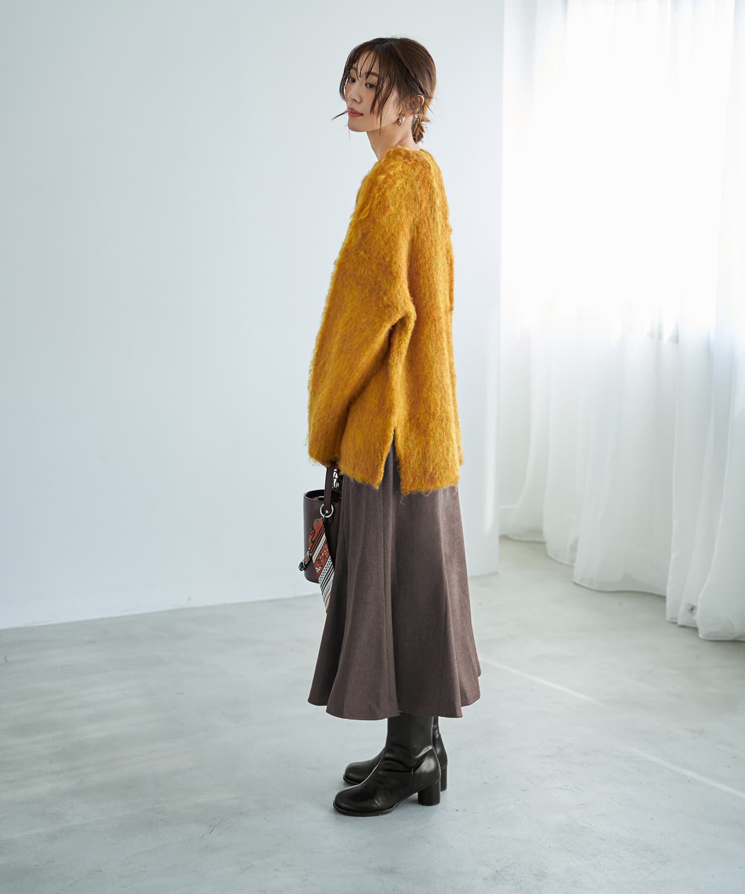 STYLE DELI「【LUXE】ふわふわ毛起こしブークレプルオーバー」|ニット・セーター|