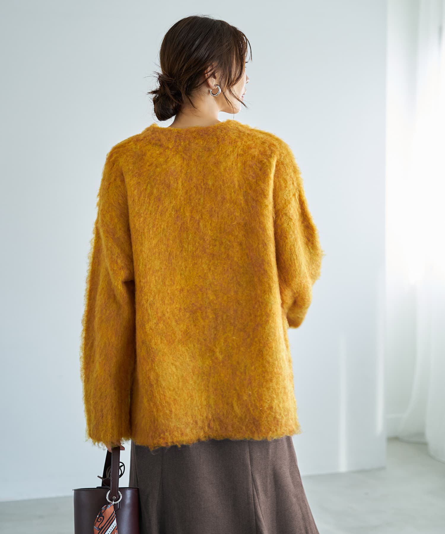 STYLE DELI「【LUXE】ふわふわ毛起こしブークレプルオーバー」|ニット・セーター|