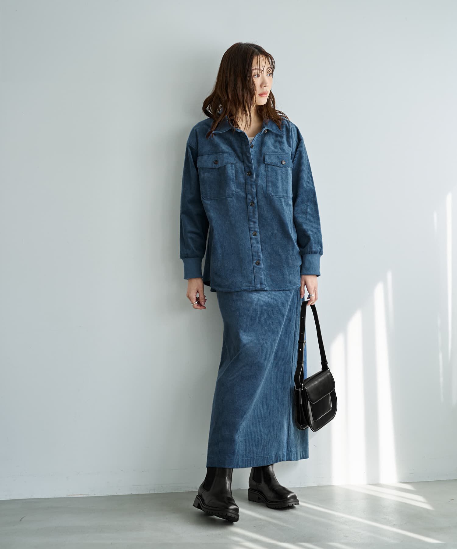 STYLE DELI「【セットアップ対応】コーデュロイシャツジャケット」|シャツ・ブラウス|