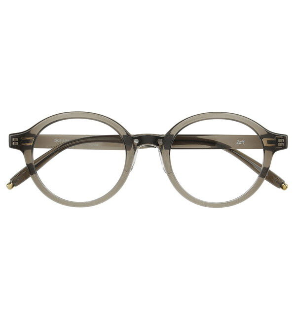  「ボストン型 軽量 メガネ｜太縁フレーム 黒縁 Zoff CLASSIC レンズ交換券付き」|メガネ|