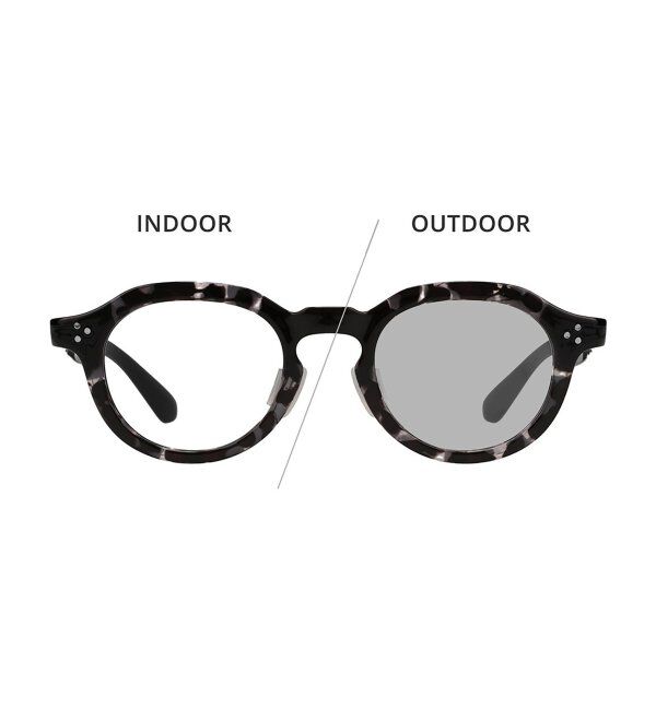  「ボストン型 クラウンパント 調光サングラス レンズの色が変わるサングラス Zoff | YURIE OUTDOOR EDITION」|サングラス|