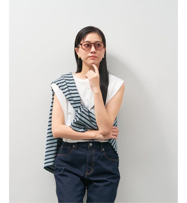  「ウェリントン型 調光サングラス レンズの色が変わるサングラス Zoff | YURIE OUTDOOR EDITION」|サングラス|