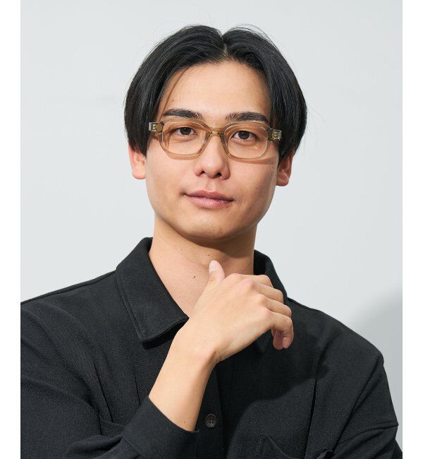  「ウエリントン型メガネ｜読書 レディース 女性用 大人可愛い 大理石｜Zoff｜CHIC レンズ交換券付」|メガネ|