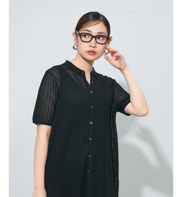  「ウエリントン型メガネ｜読書 レディース 女性用 大人可愛い 大理石｜Zoff｜CHIC レンズ交換券付」|メガネ|