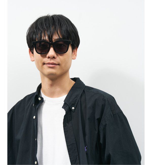  「【WEB限定】ウェリントン型 サングラス | 軽量 カラーレンズ トレンド 紫外線対策 UVカット 大きめサイズ」|サングラス|