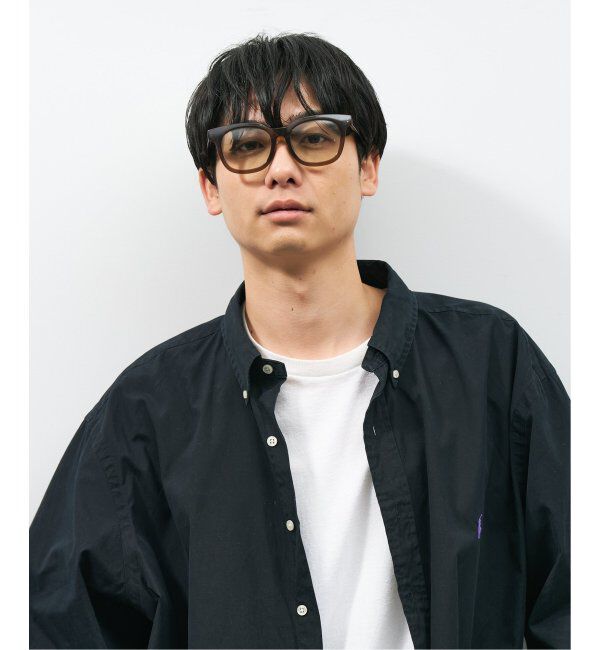  「【WEB限定】ウェリントン型 サングラス | 軽量 カラーレンズ トレンド 紫外線対策 UVカット 大きめサイズ」|サングラス|