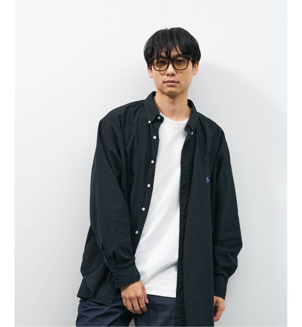  「【WEB限定】ウェリントン型 サングラス | 軽量 カラーレンズ トレンド 紫外線対策 UVカット 大きめサイズ」|サングラス|