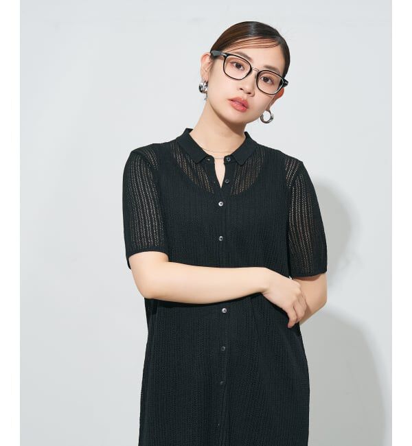  「 ウェリントン型 メガネ | レザー調、ラバーテンプル Zoff  レンズ交換券付 レンズ交換券付」|メガネ|