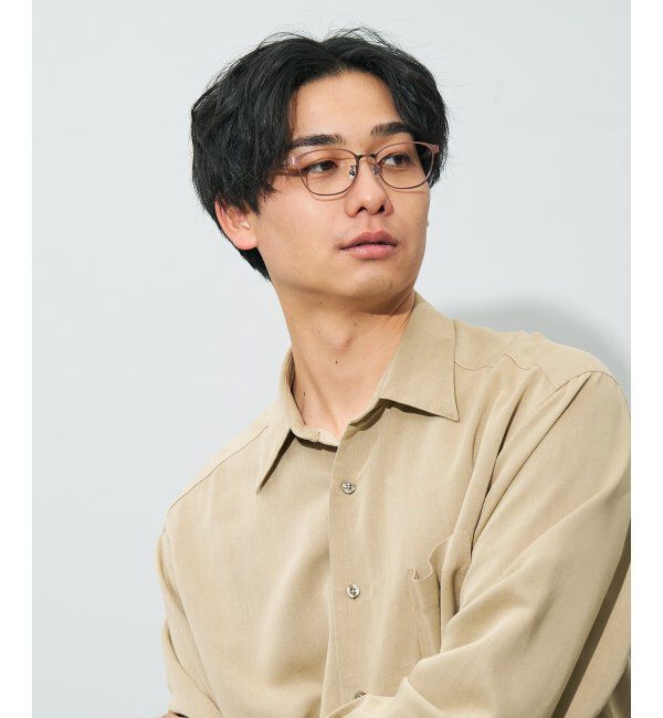  「ウェリントン型 メガネ | メタル 大人可愛い 伊達メガネ レディース レンズ交換券付」|メガネ|