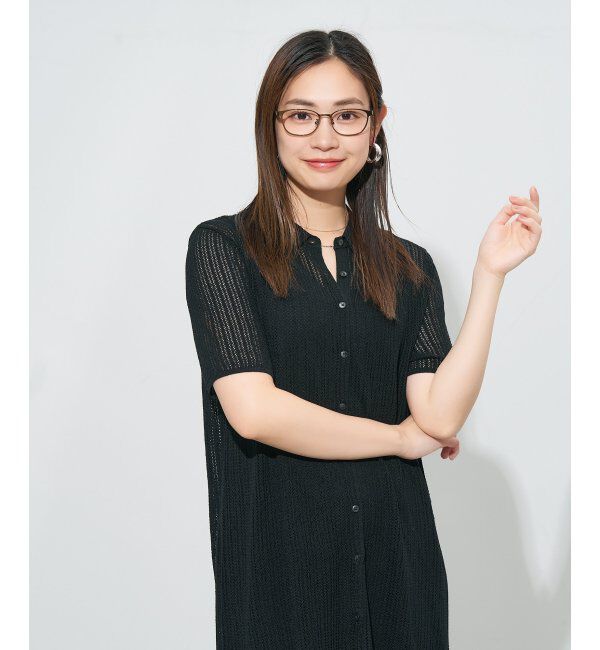  「ウェリントン型 メガネ | メタル 大人可愛い 伊達メガネ レディース レンズ交換券付」|メガネ|