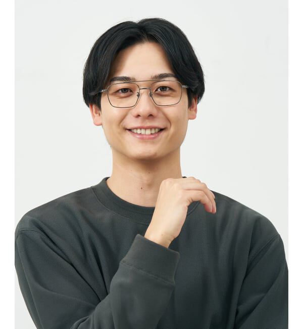  「ツーブリッジ メガネ | メタルフレーム 眼鏡 伊達メガネ 度付き 度なし ユニセックス レンズ交換券付」|メガネ|