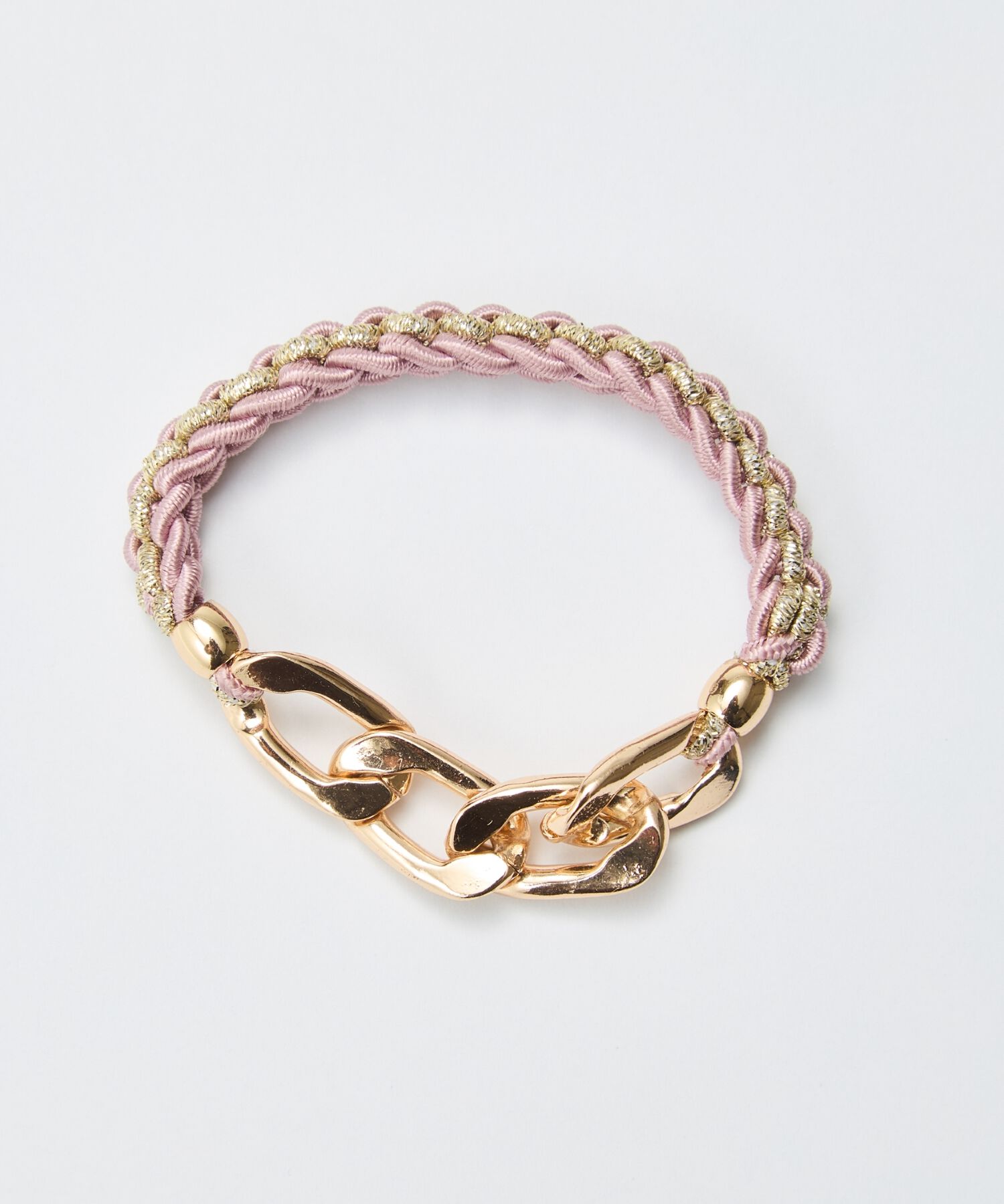 Phoebe「2wayツイストメタルヘアブレス　ピンク」|ヘアゴム・シュシュ|