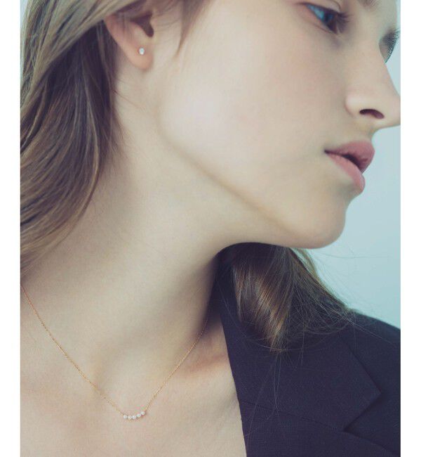 ete「[レイヤード] K18YG パール ネックレス」|ネックレス|